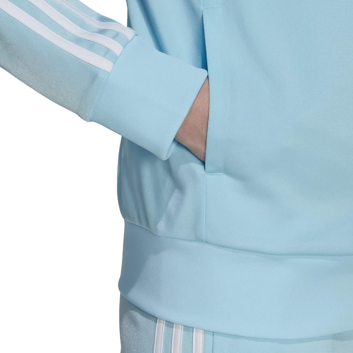adidas Women's Essentials Warm-Up Slim 3-Stripes Track Top - Image 4